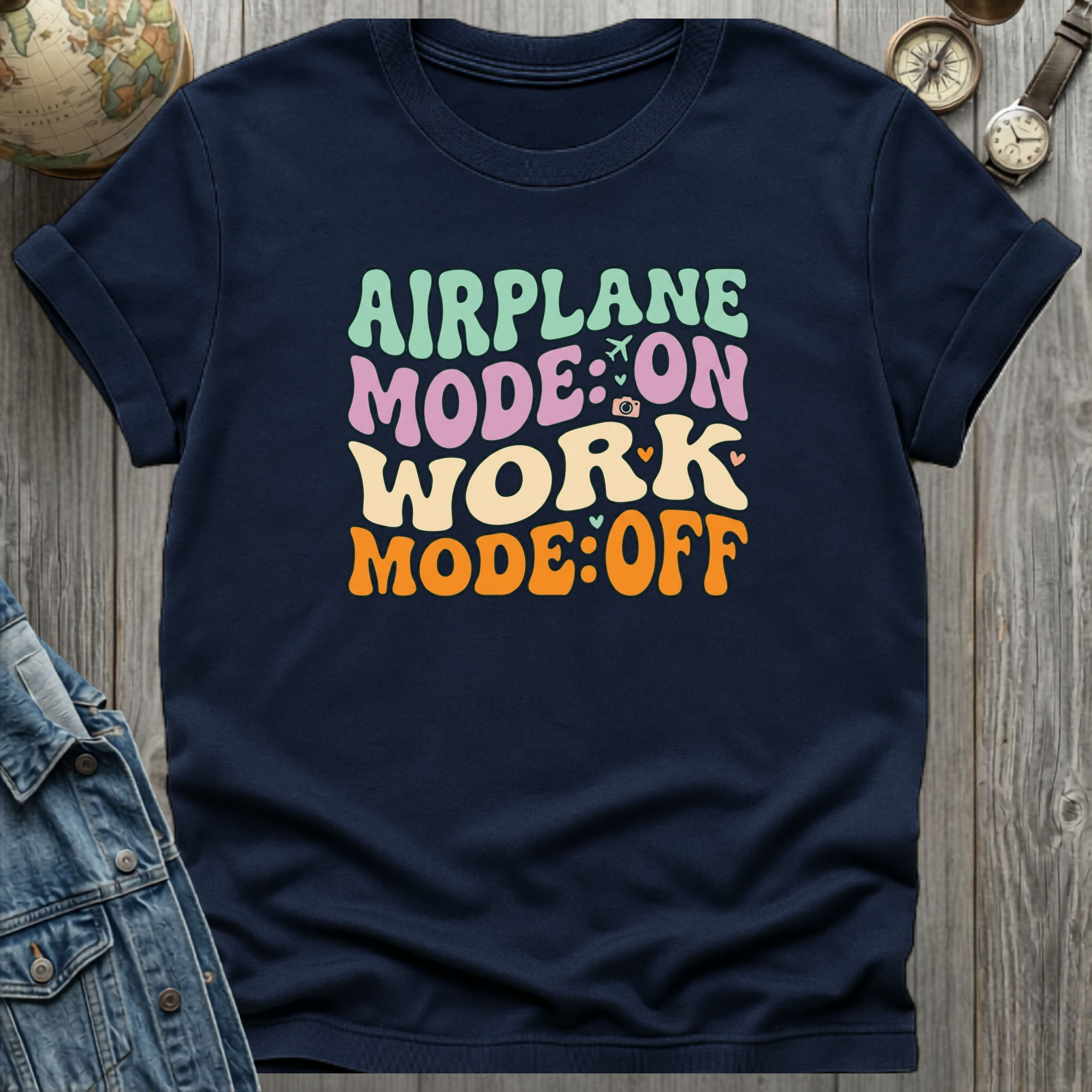 Airplane Mode On T-Shirt