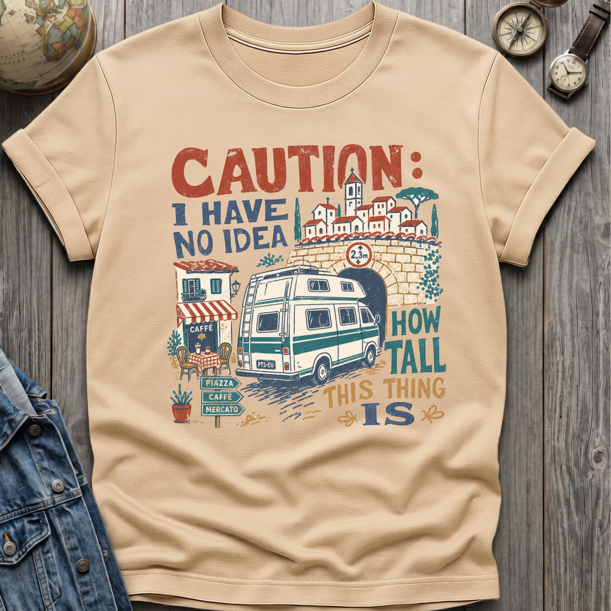 Caution No Idea T-Shirt