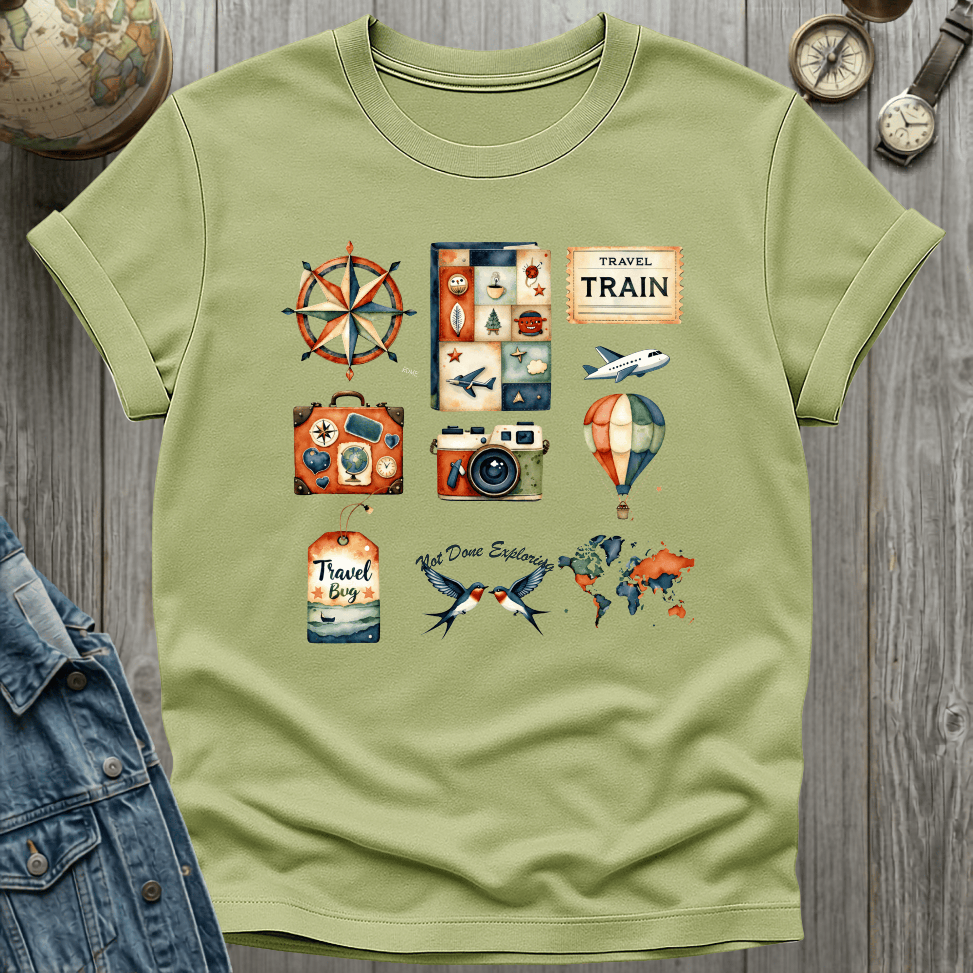 Travel Patchwork T-Shirt
