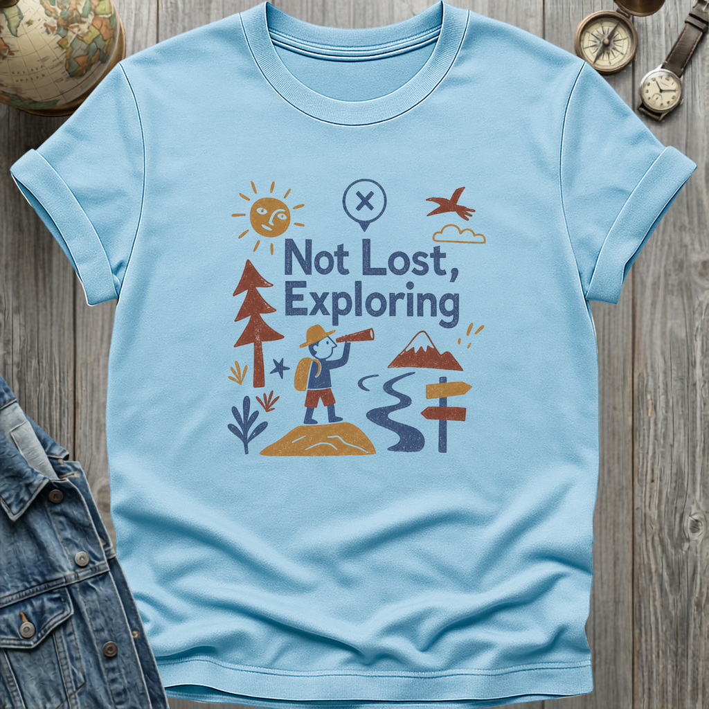 Not Lost, Exploring T-Shirt
