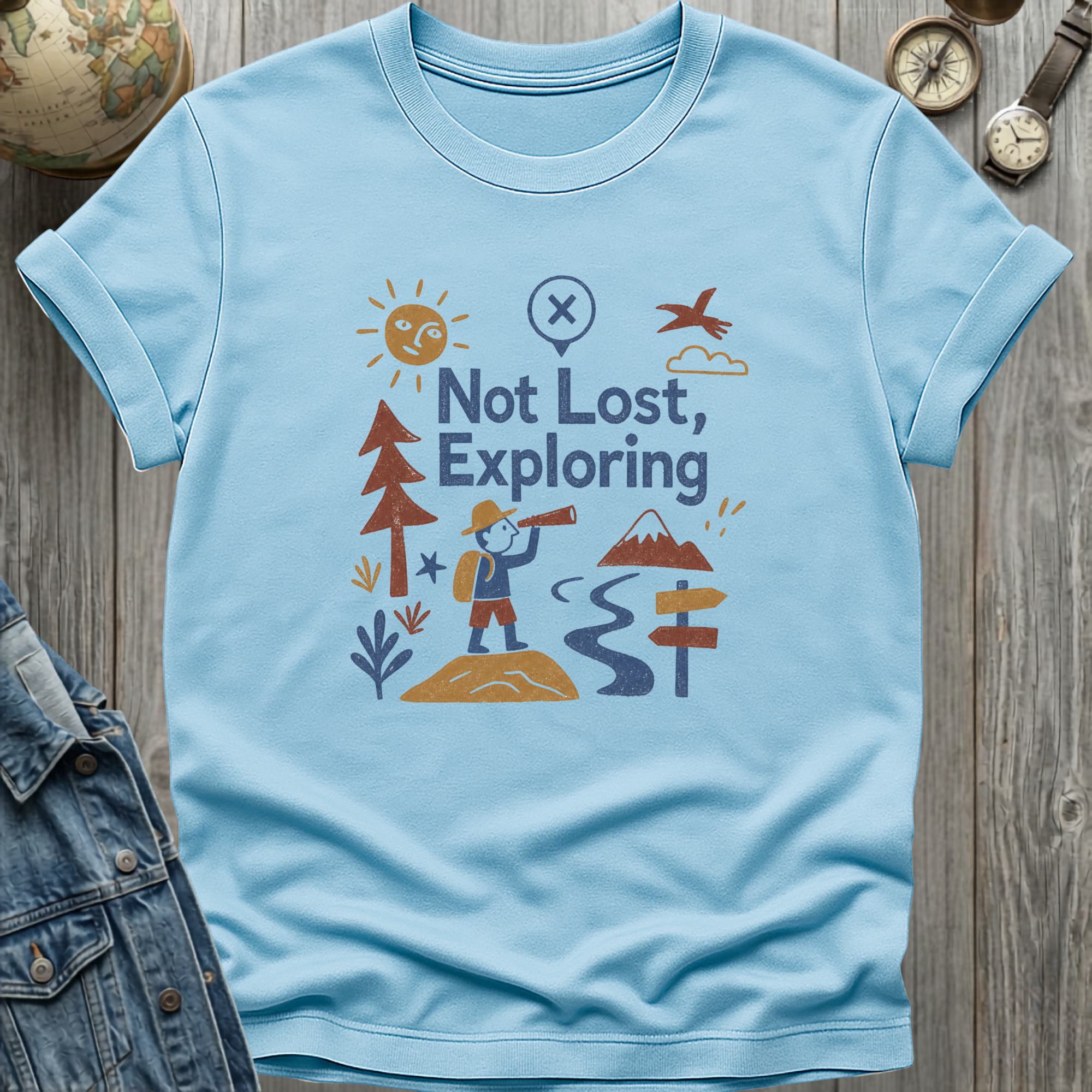 Not Lost, Exploring T-Shirt