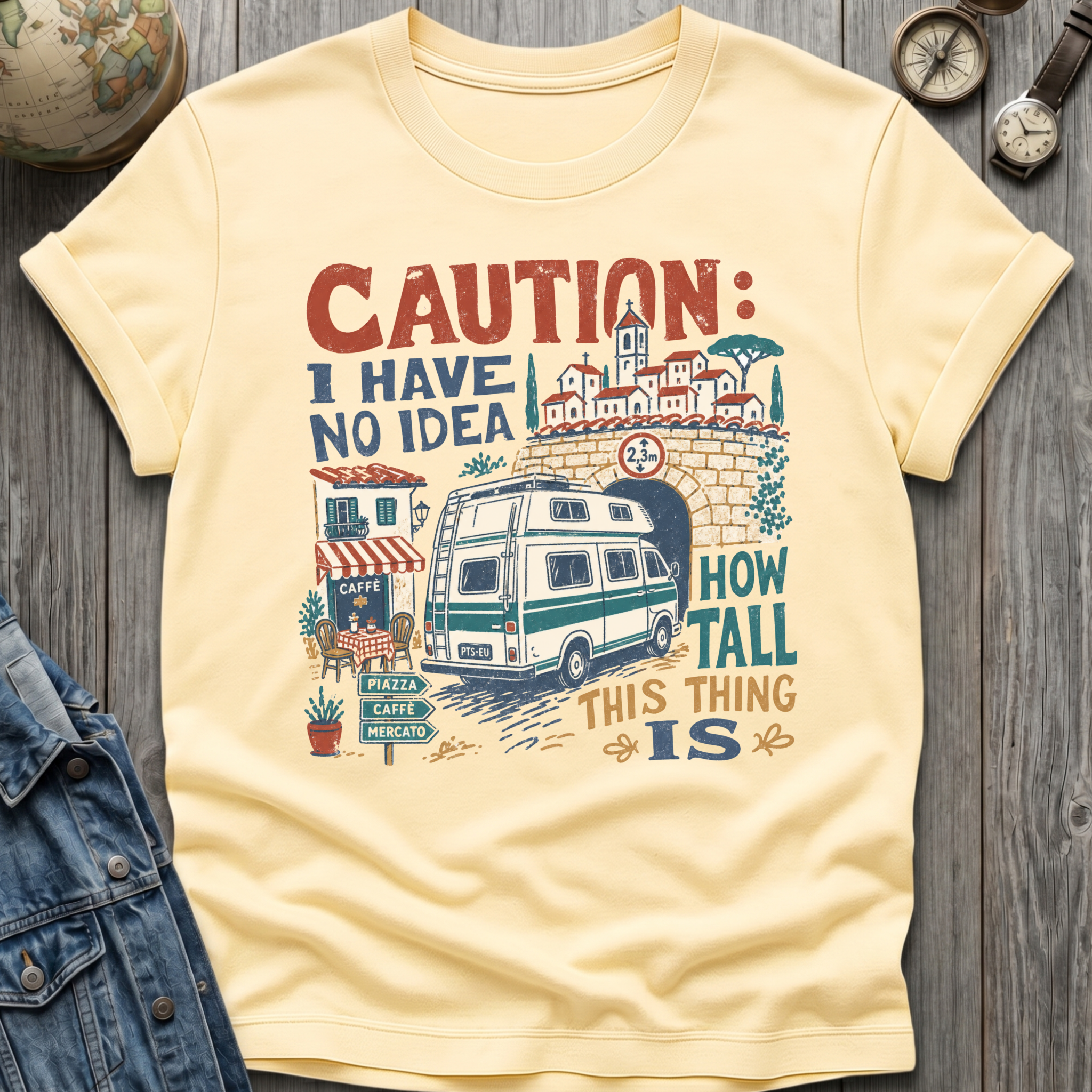 Caution No Idea T-Shirt