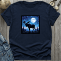 Moose Beneath Stars T-Shirt