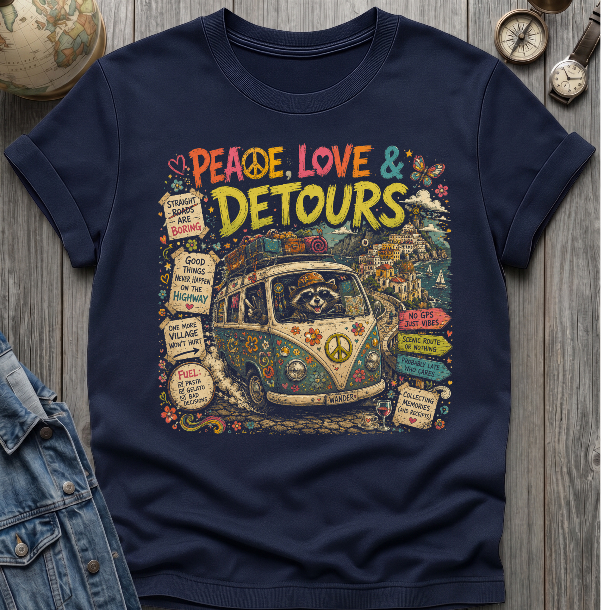 Peace Love Detours T-Shirt