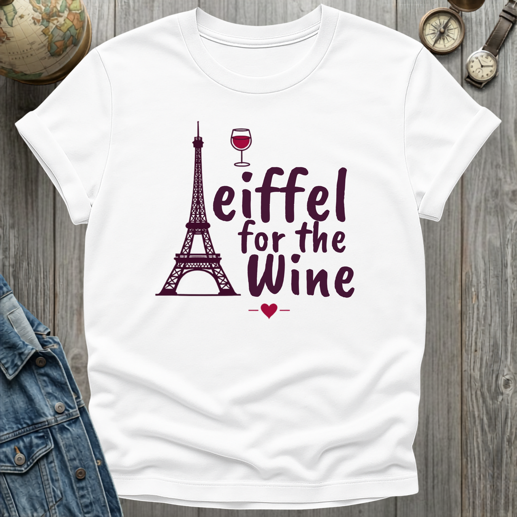 Eiffel Wine T-Shirt