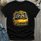 Peace Love City Streets Raccoon T-Shirt