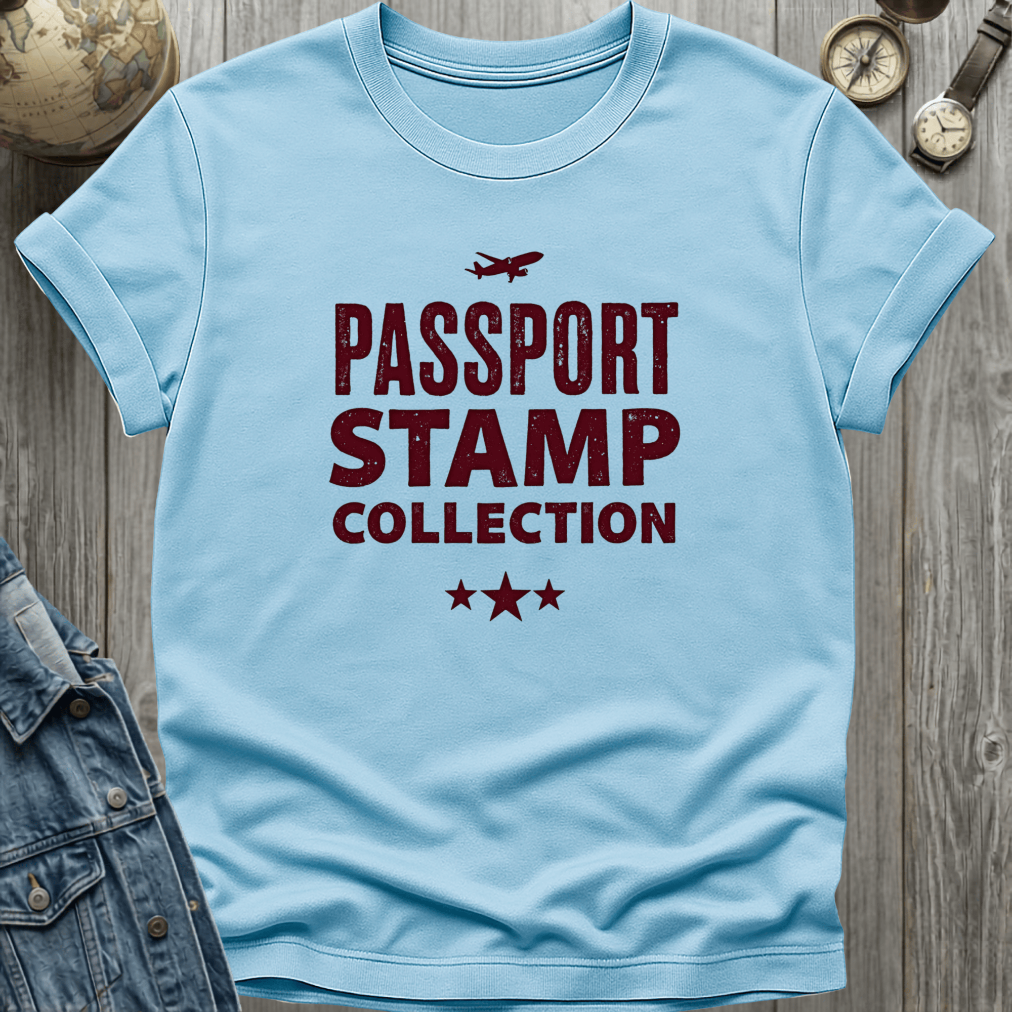 Passport Stamp Collection T-Shirt