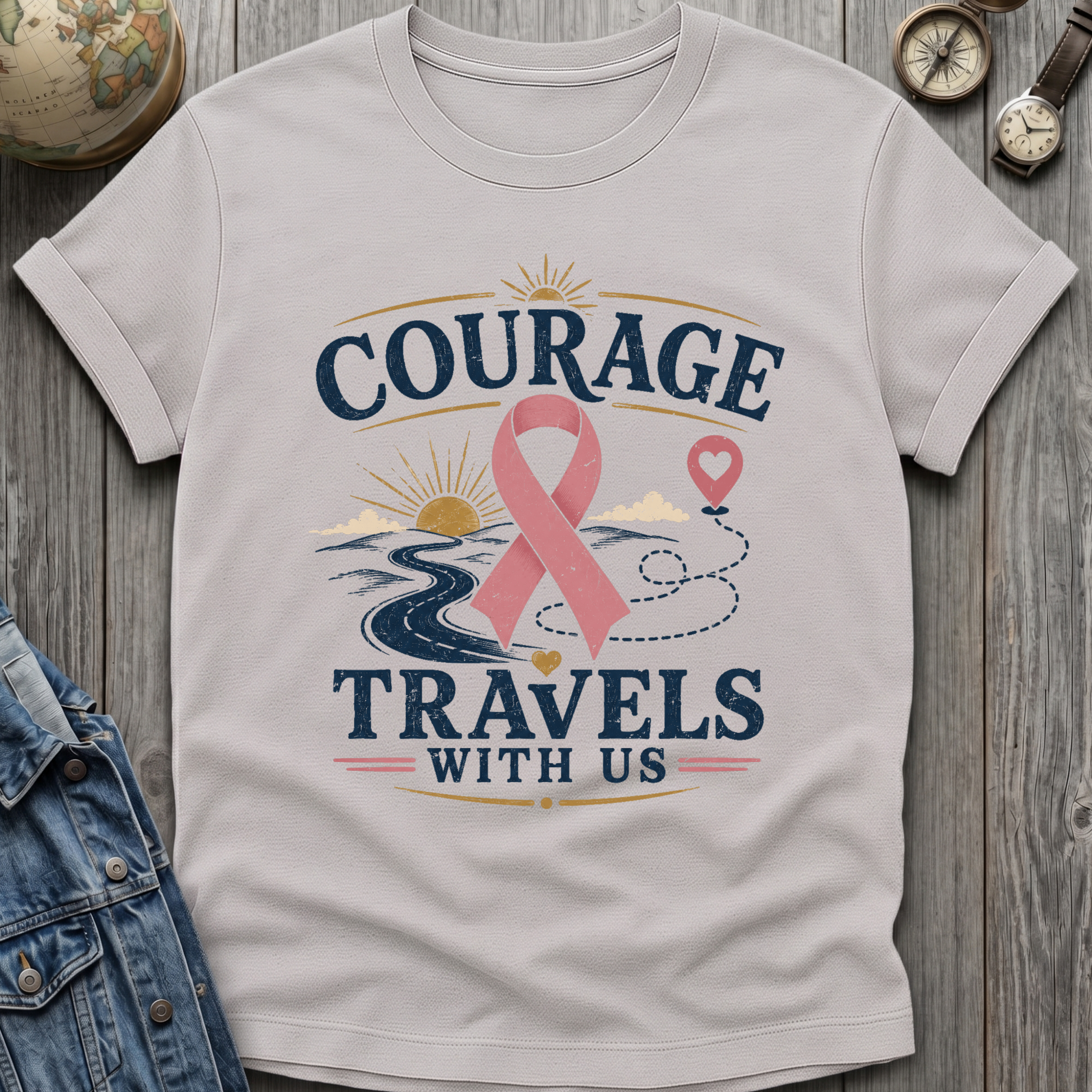 Courage Travels T-Shirt