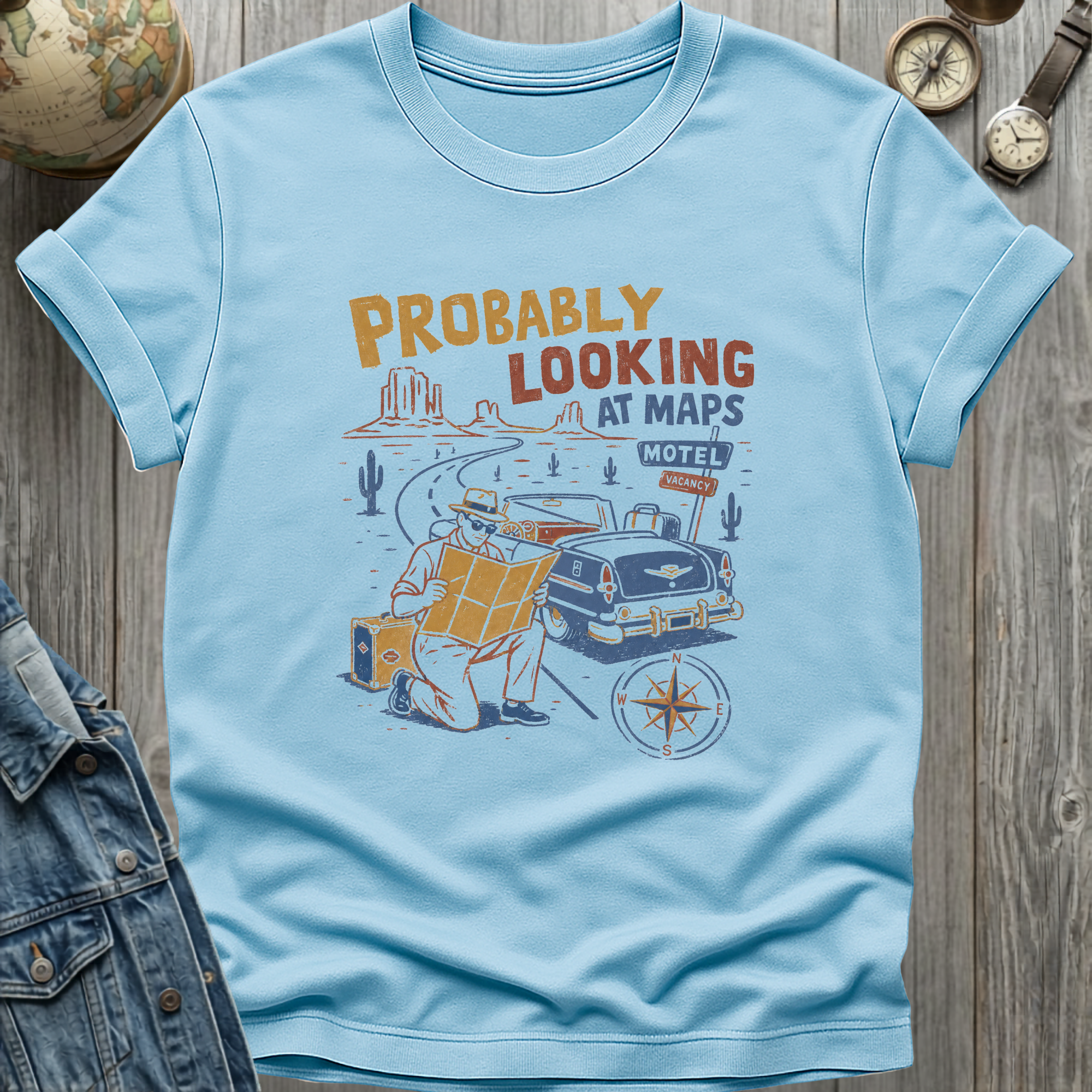 Looking at Maps T-Shirt