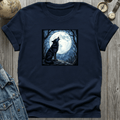 Wolf Under the Full Moon T-Shirt