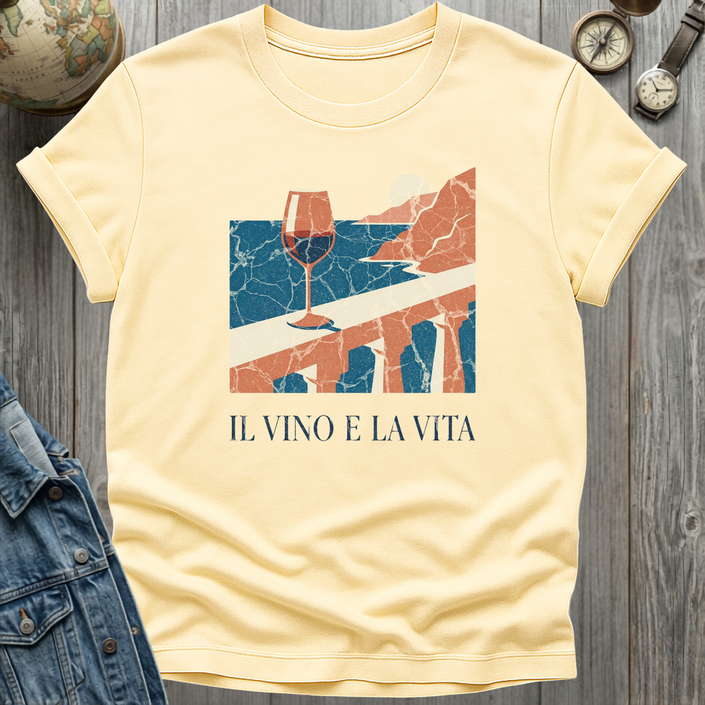 Il Vino E La Vita T-Shirt