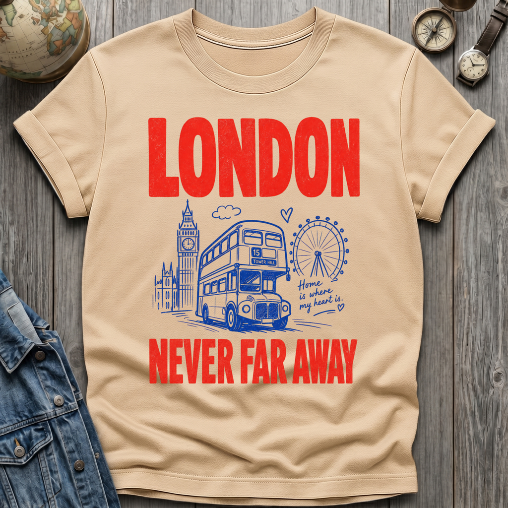 London Never Far T=Shirt