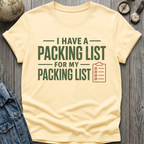 Packing List T-Shirt