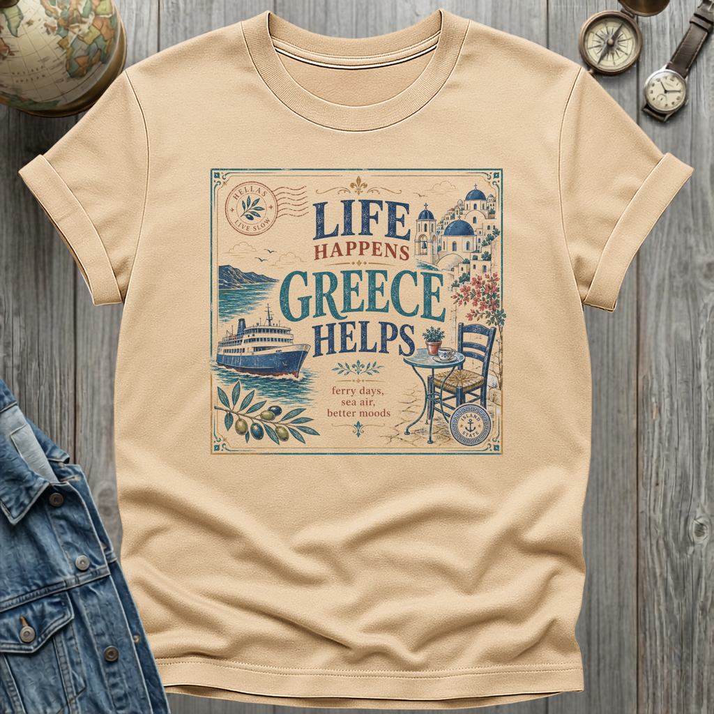Greece Helps T-Shirt
