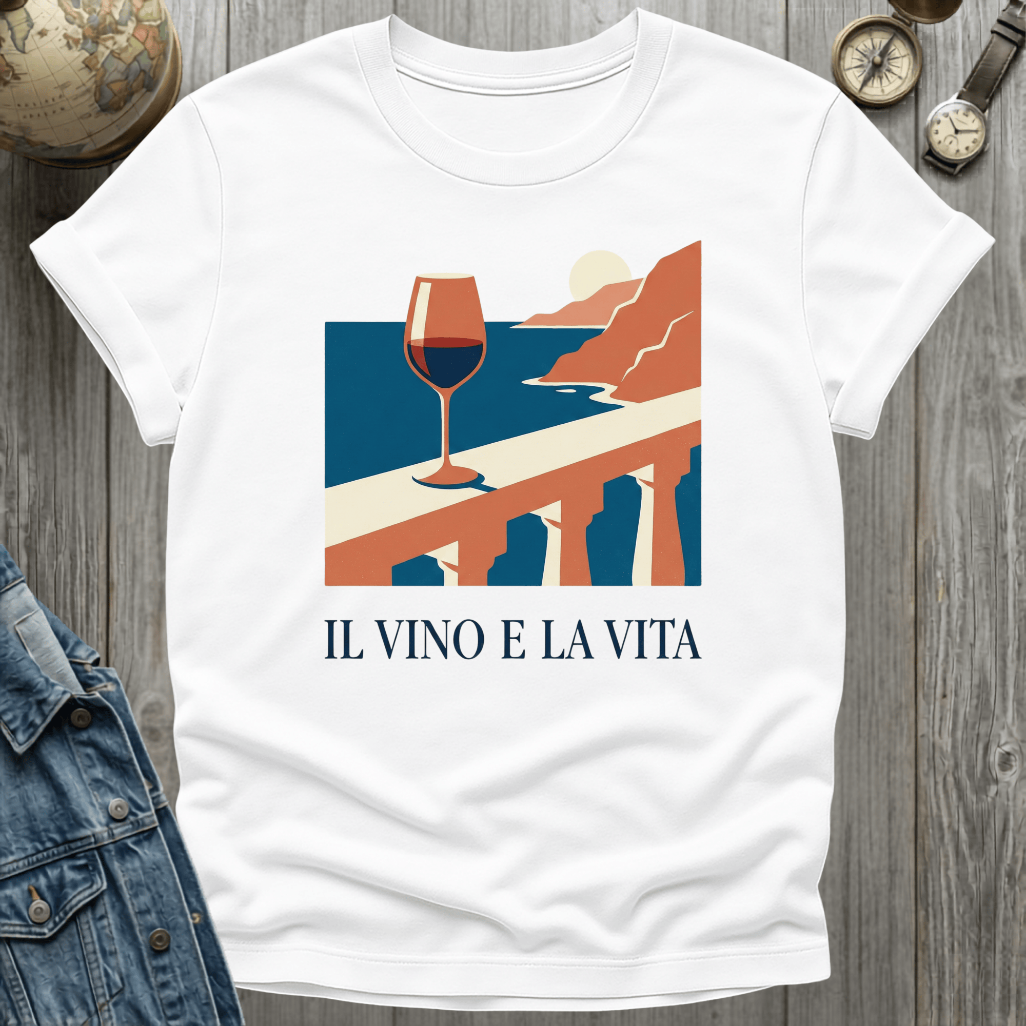 Il Vino E La Vita T-Shirt
