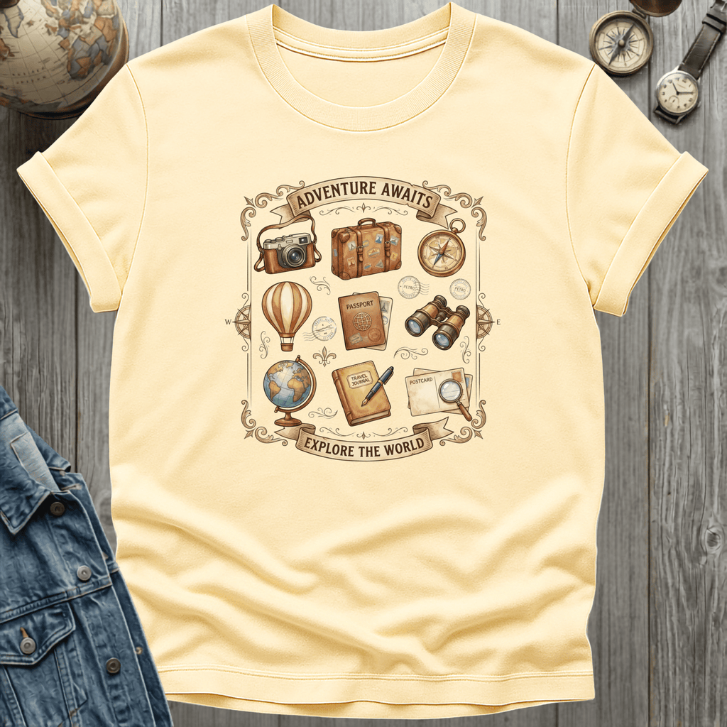 Old World Charm Travel T-shirt