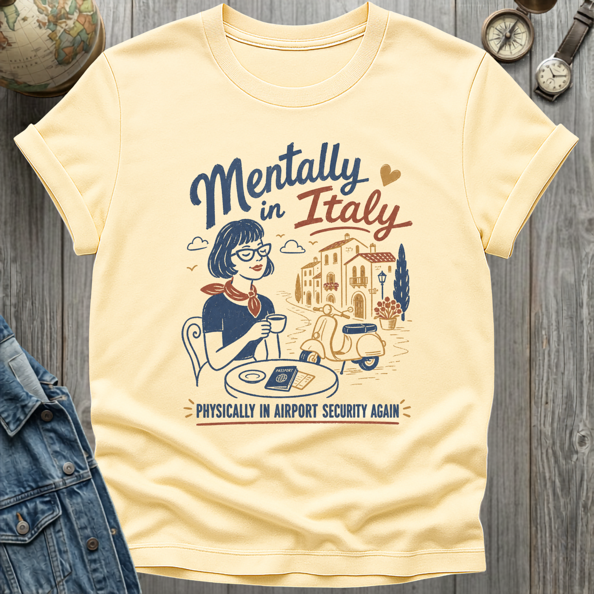 Mentally Italy T-Shirt