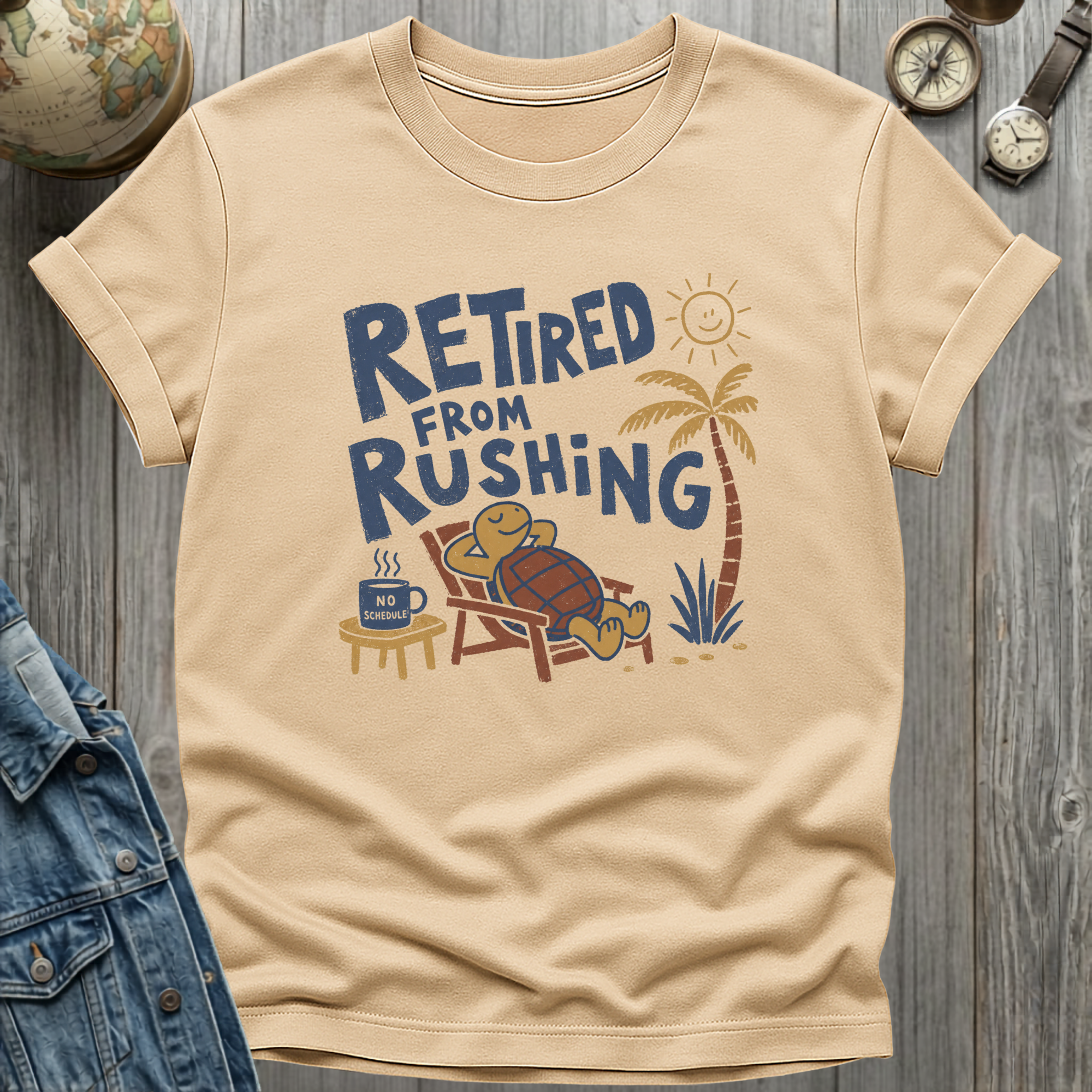 Retired From Rushing T-Shirt