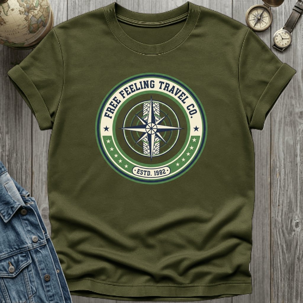 Free Feeling Travel Co T-Shirt