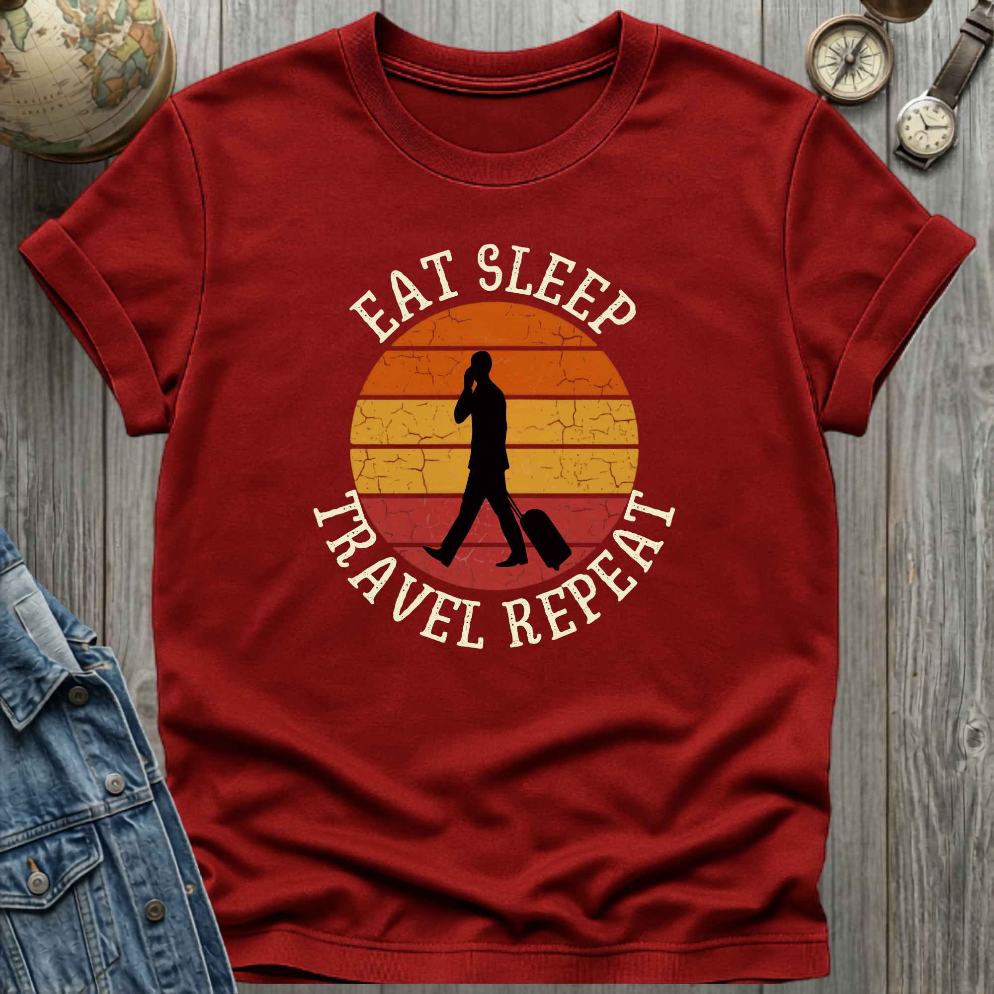 Retro Eat Sleep T-Shirt