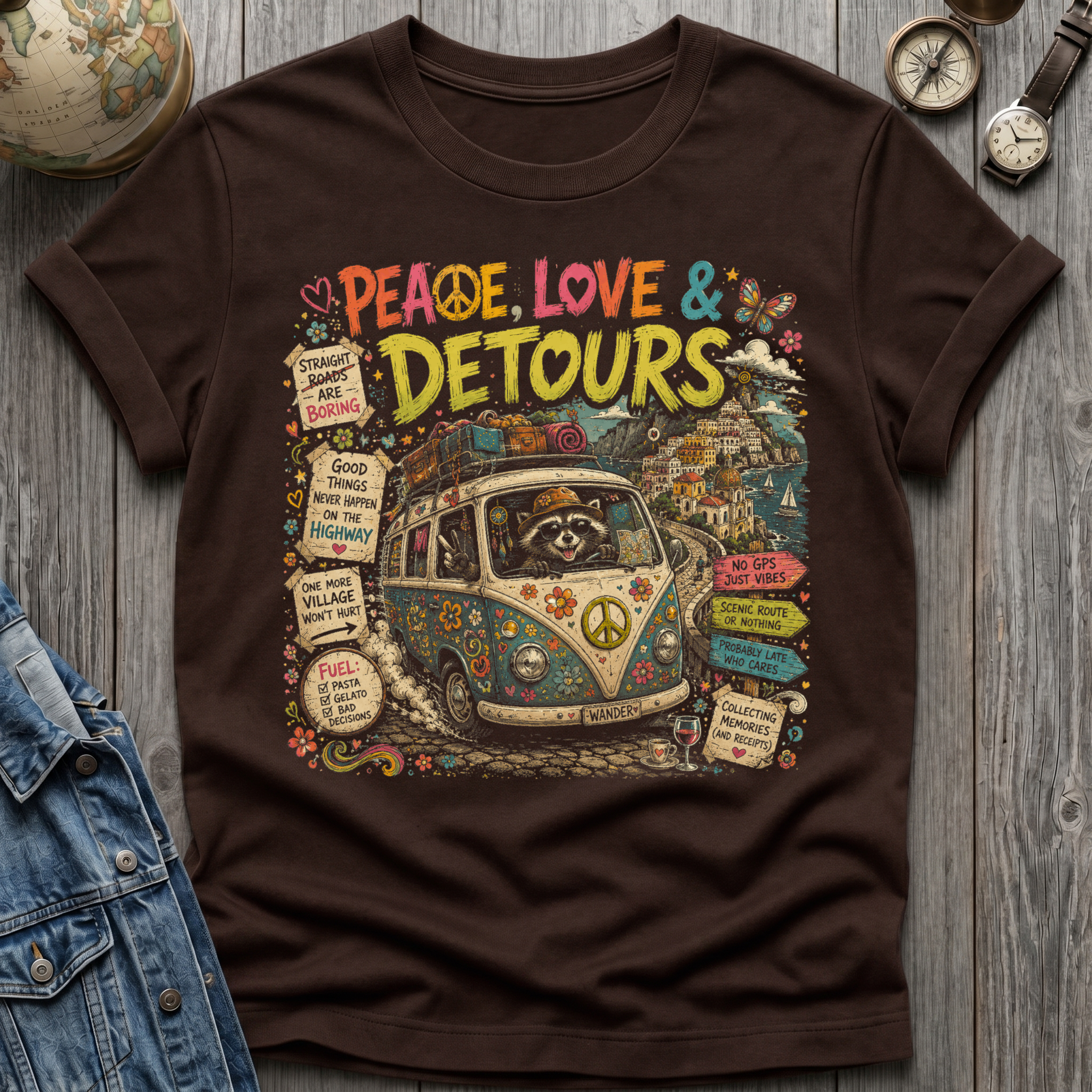 Peace Love Detours T-Shirt