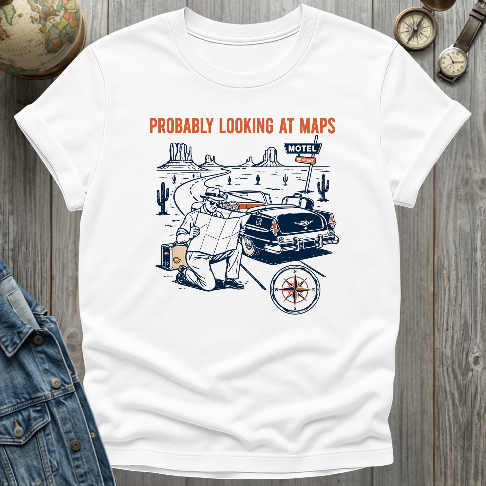 Looking at Maps T-Shirt