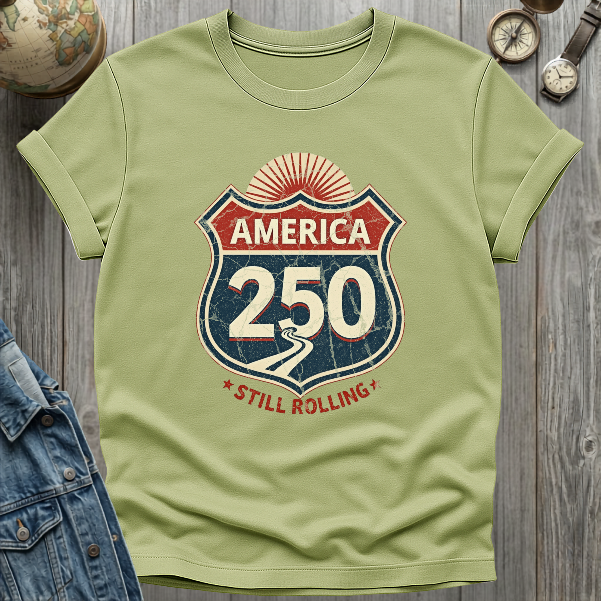 America 250 Still Rolling T-Shirt