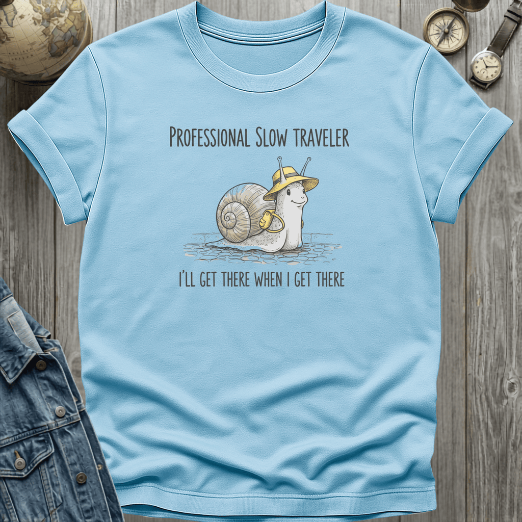 Slow Traveler Snail T-Shirt