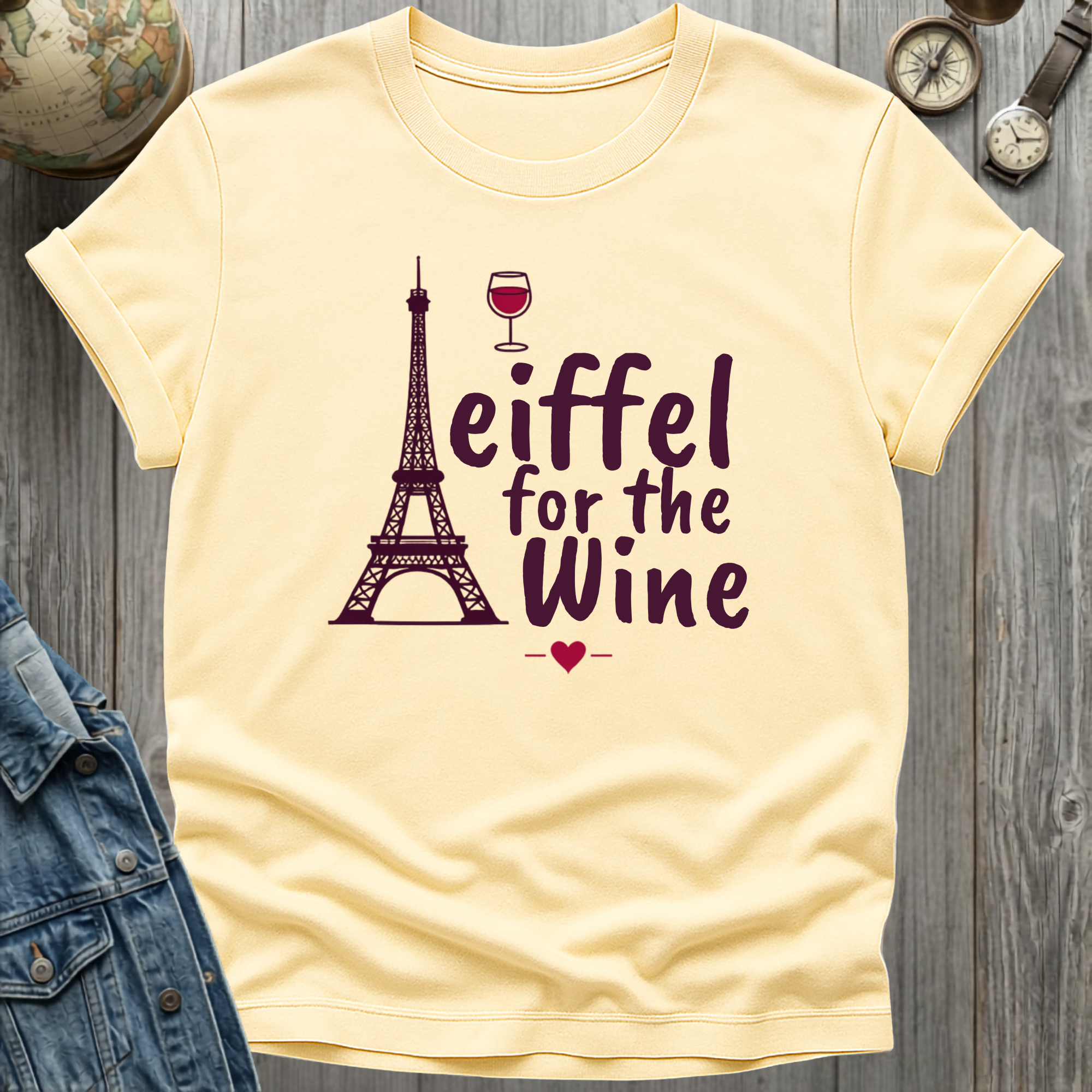 Eiffel Wine T-Shirt