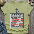 Ship Specs T-Shirt