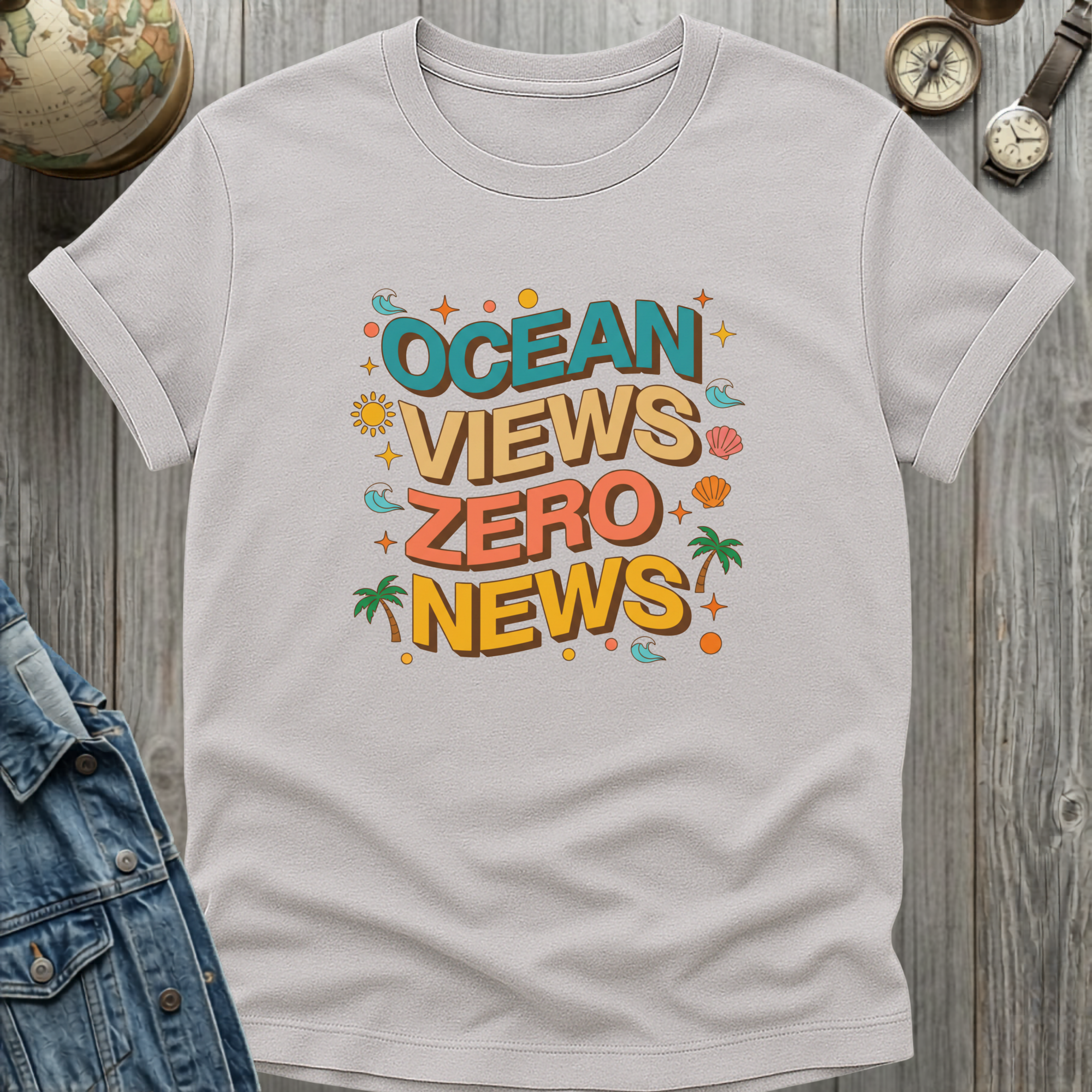 Ocean Views Zero News T-Shirt