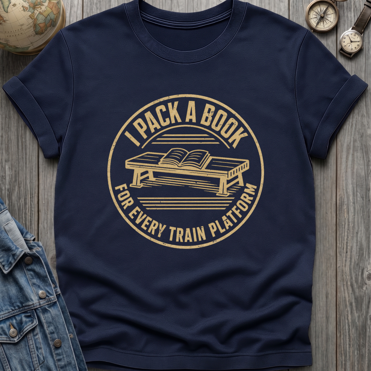Book For Train T-Shirt