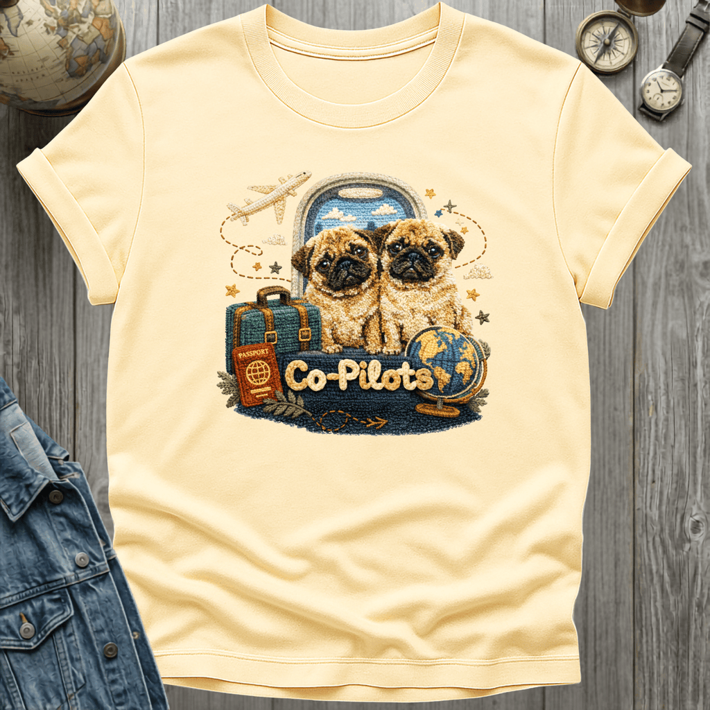 Co-Pilots Faux Latch Hook T-Shirt