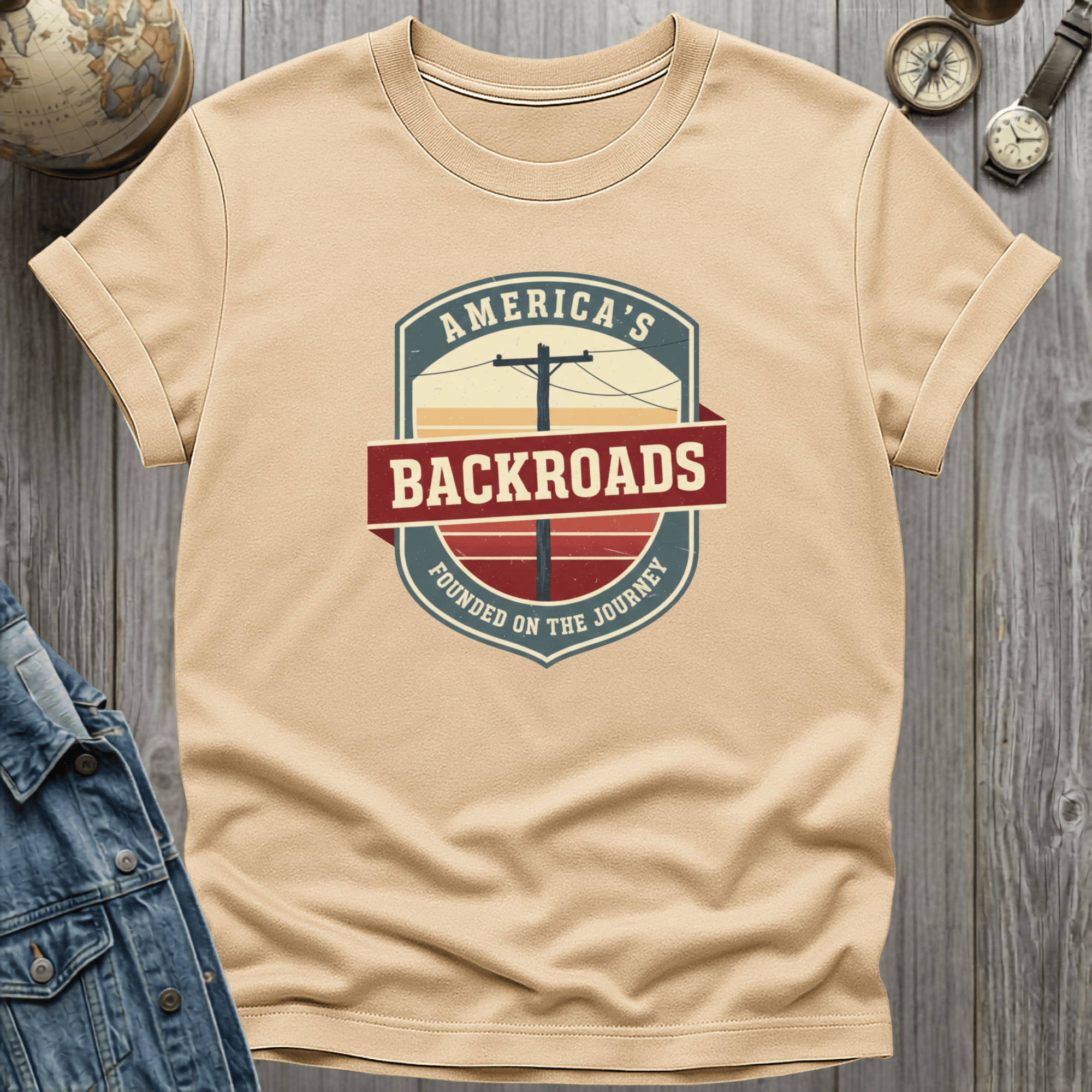 Backroads Badge T-Shirt