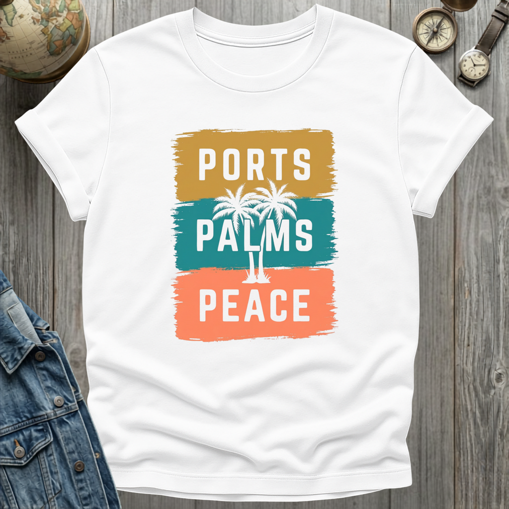 Ports Palms Peace T-Shirt