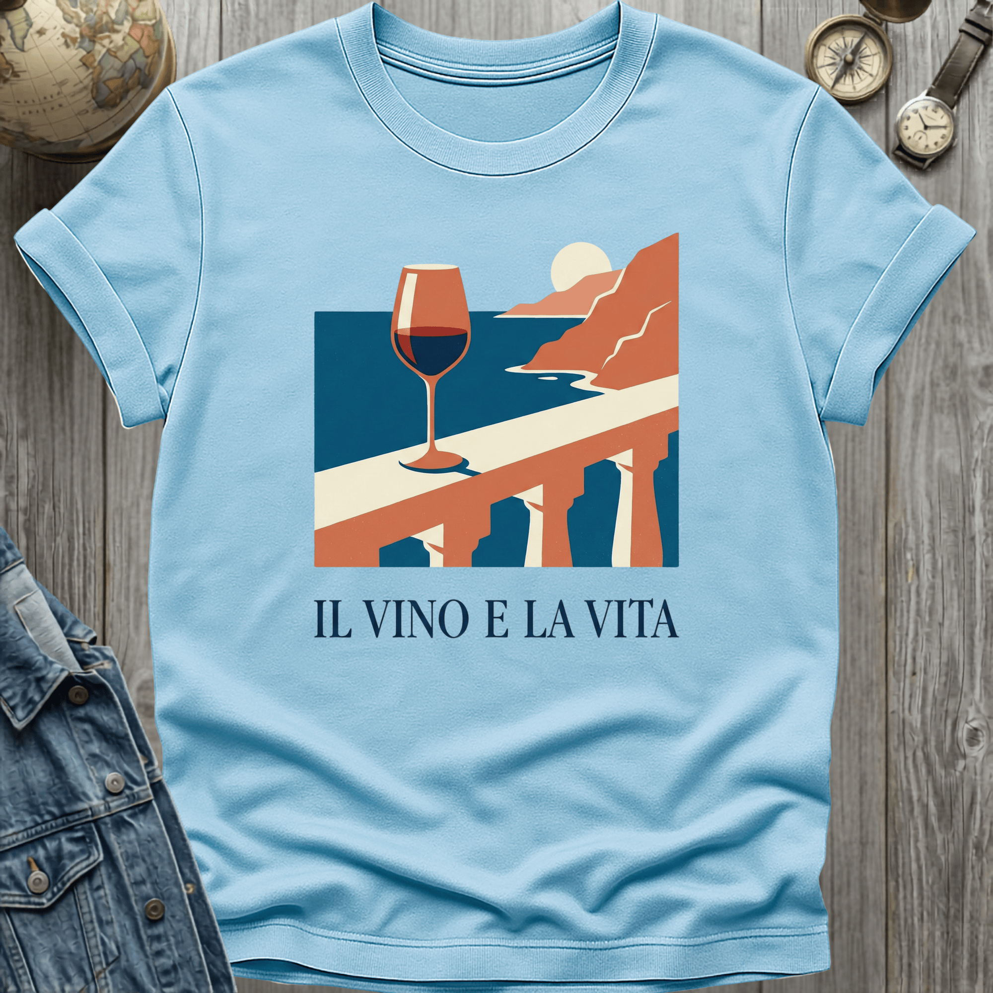 Il Vino E La Vita T-Shirt