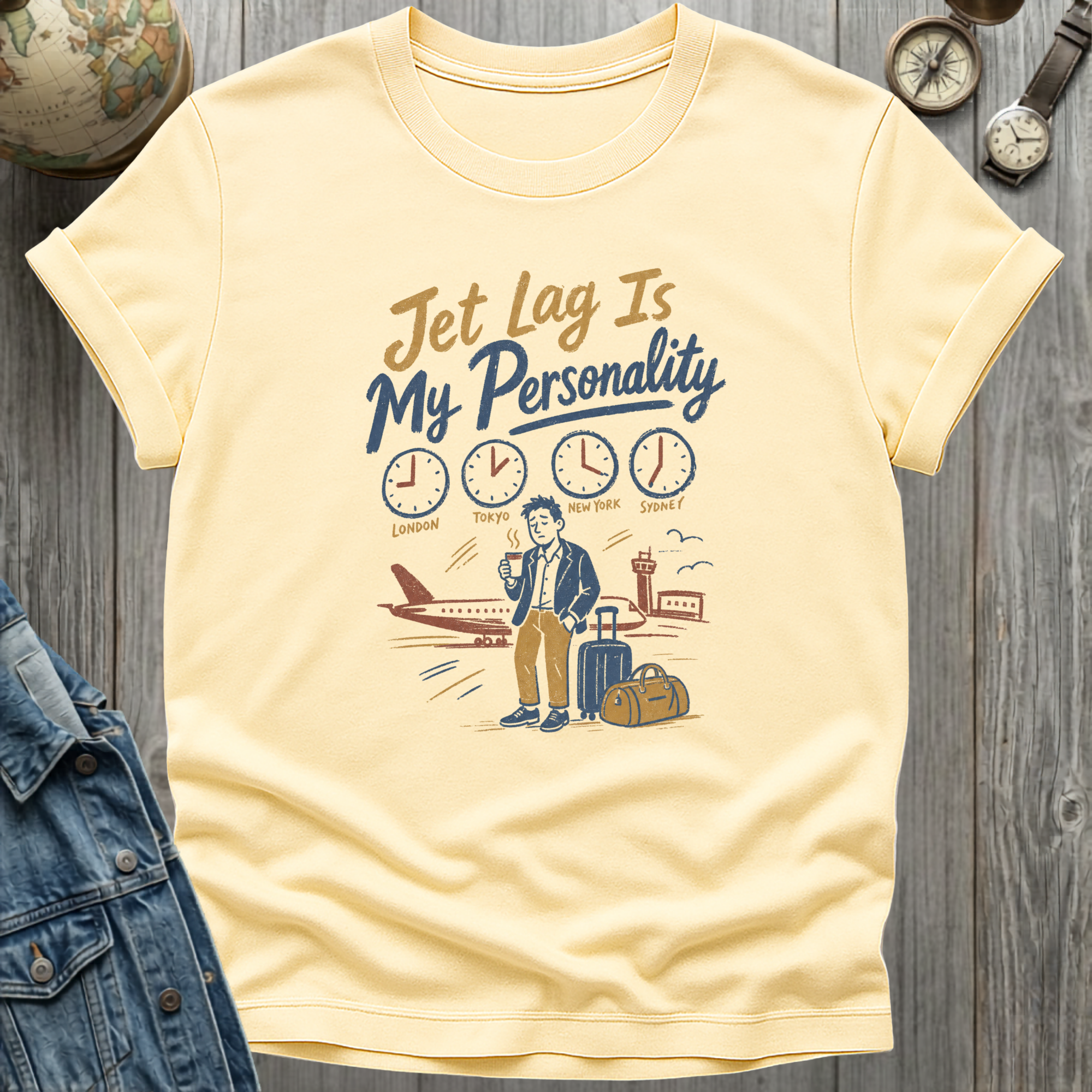 Jet Lag Clocks T-Shirt
