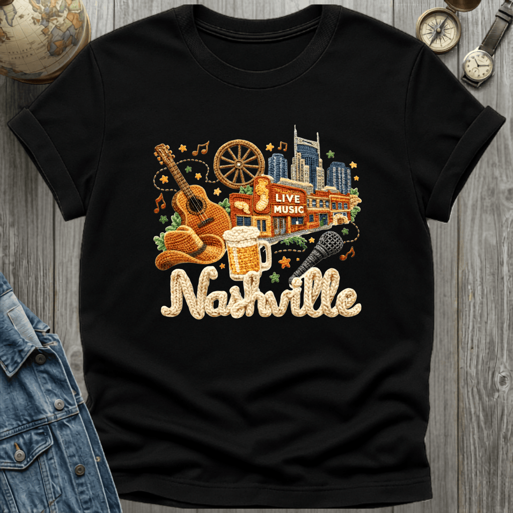Nashville Faux Woven T-Shirt