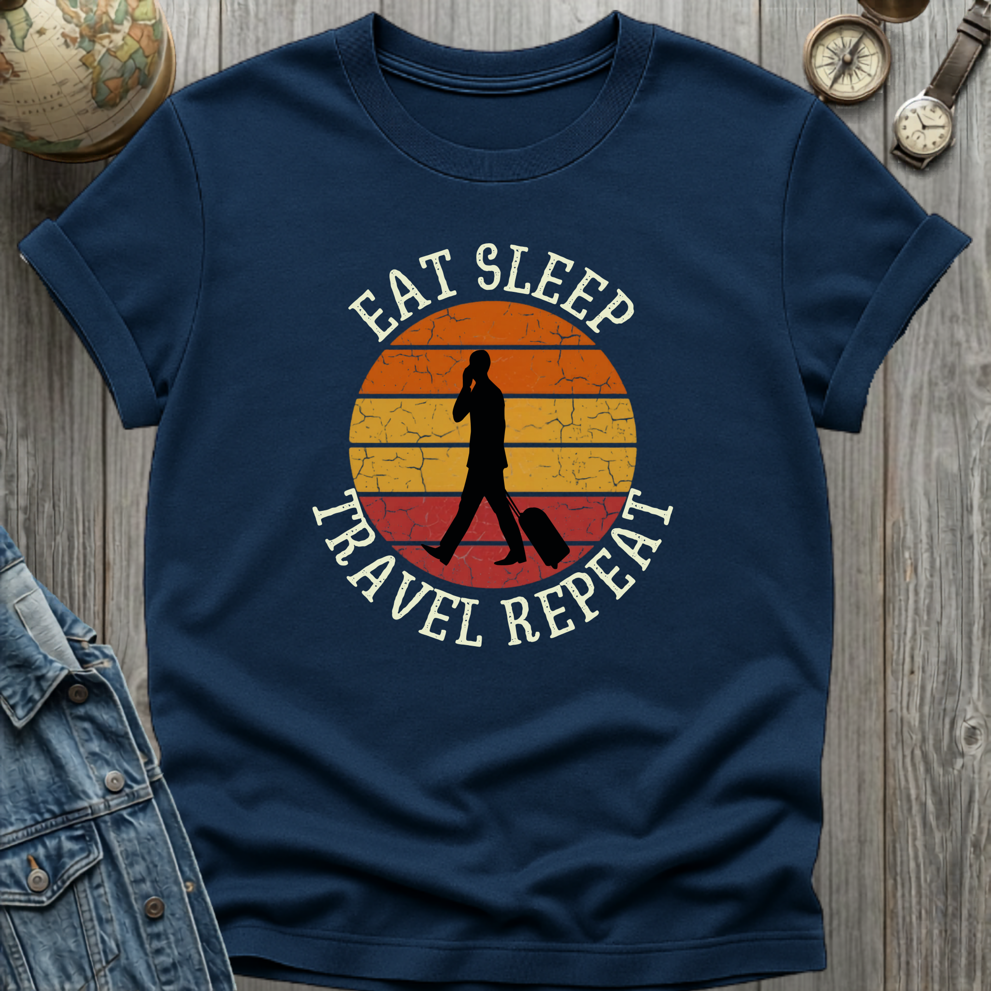 Retro Eat Sleep T-Shirt