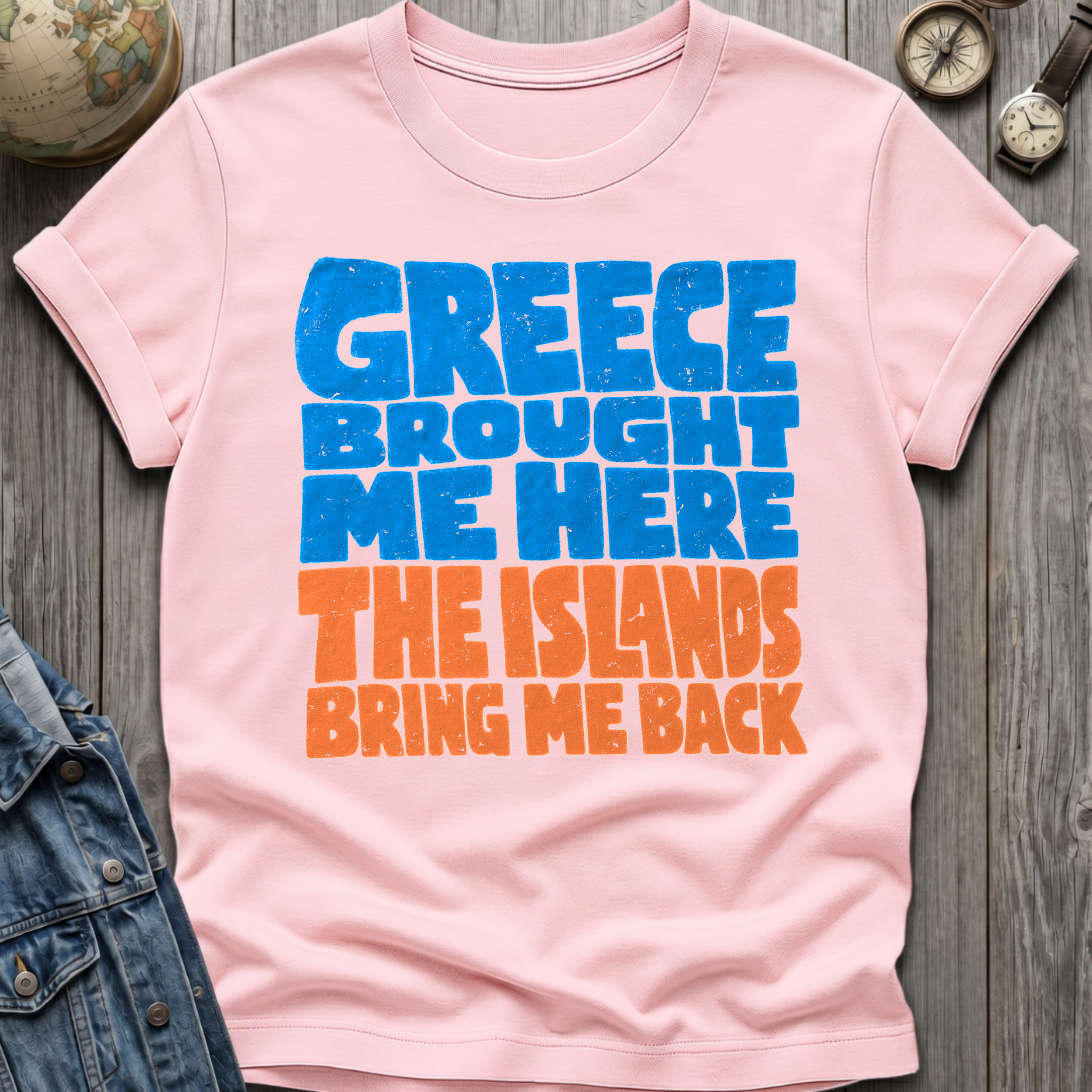 Greece Back T-Shirt