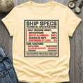 Ship Specs T-Shirt