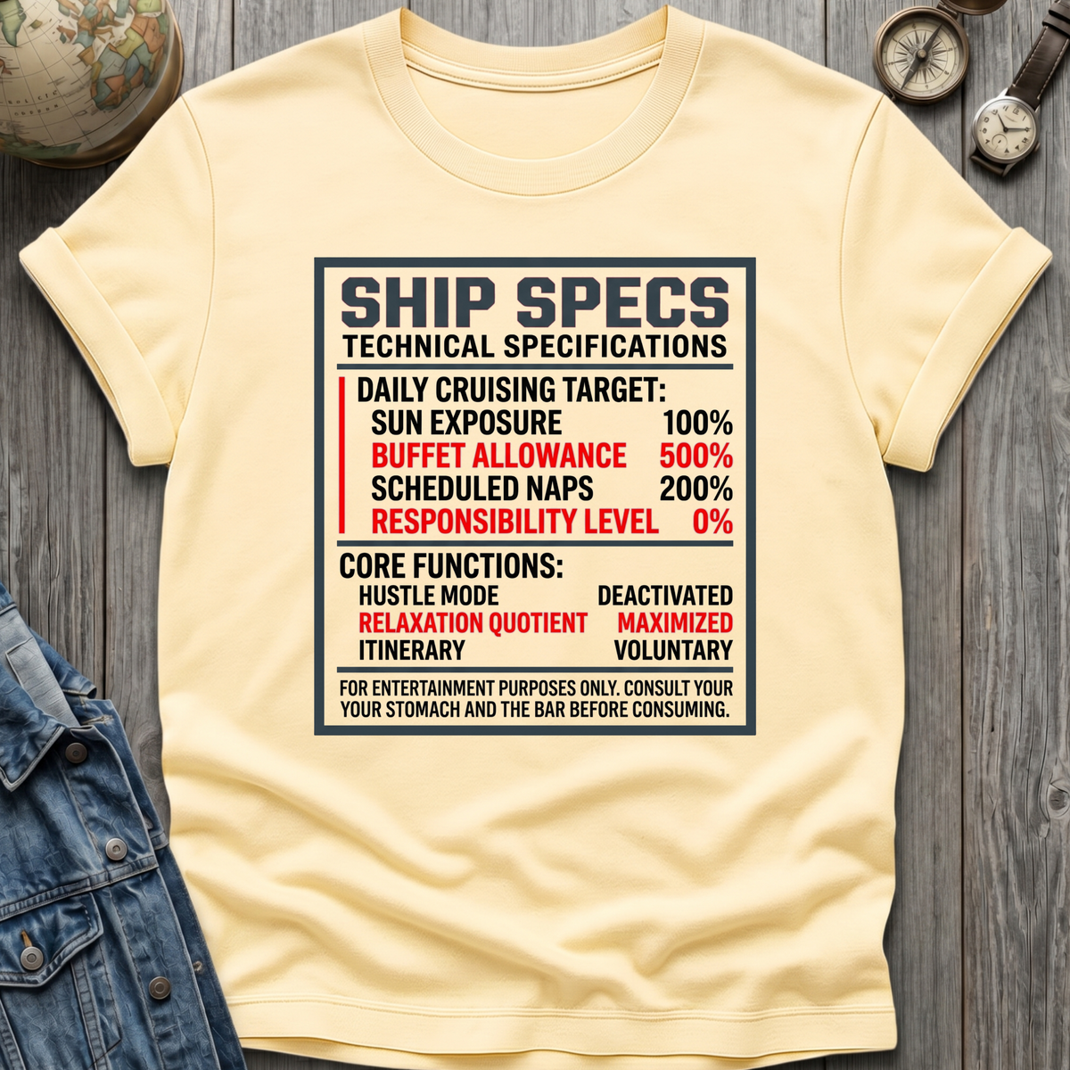 Ship Specs T-Shirt