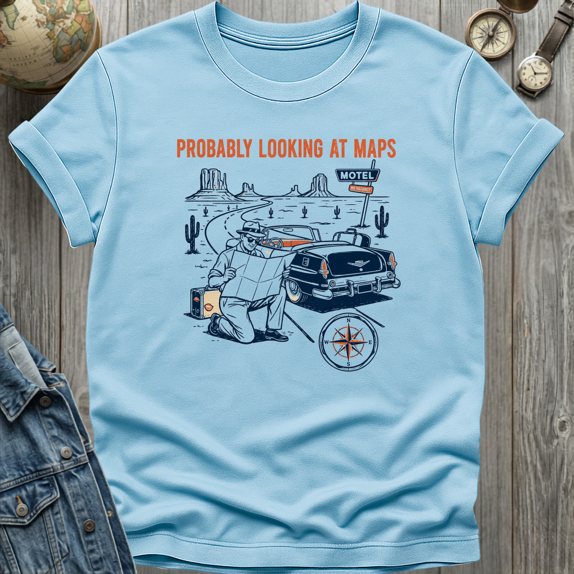 Looking at Maps T-Shirt