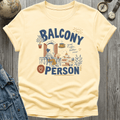Balcony Person T-Shirt