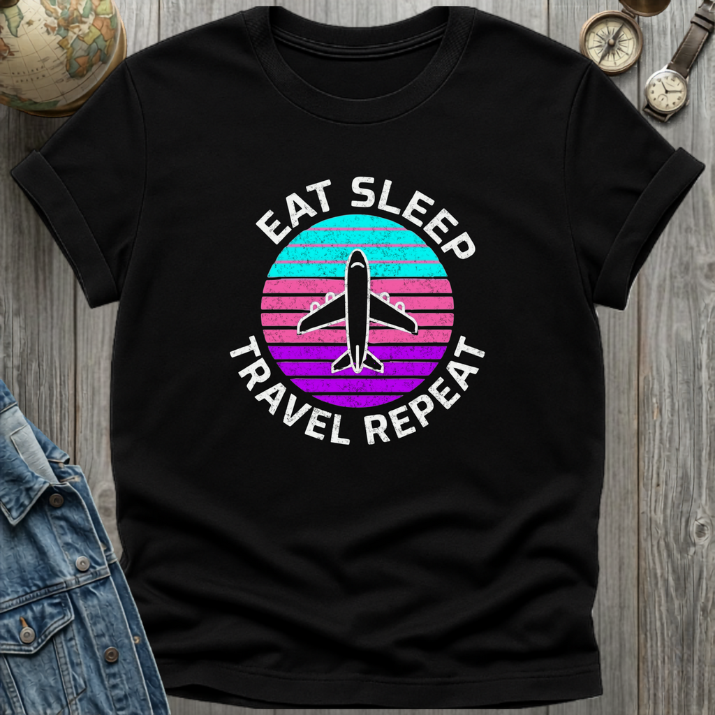 Plane Eat Sleep T-Shirt