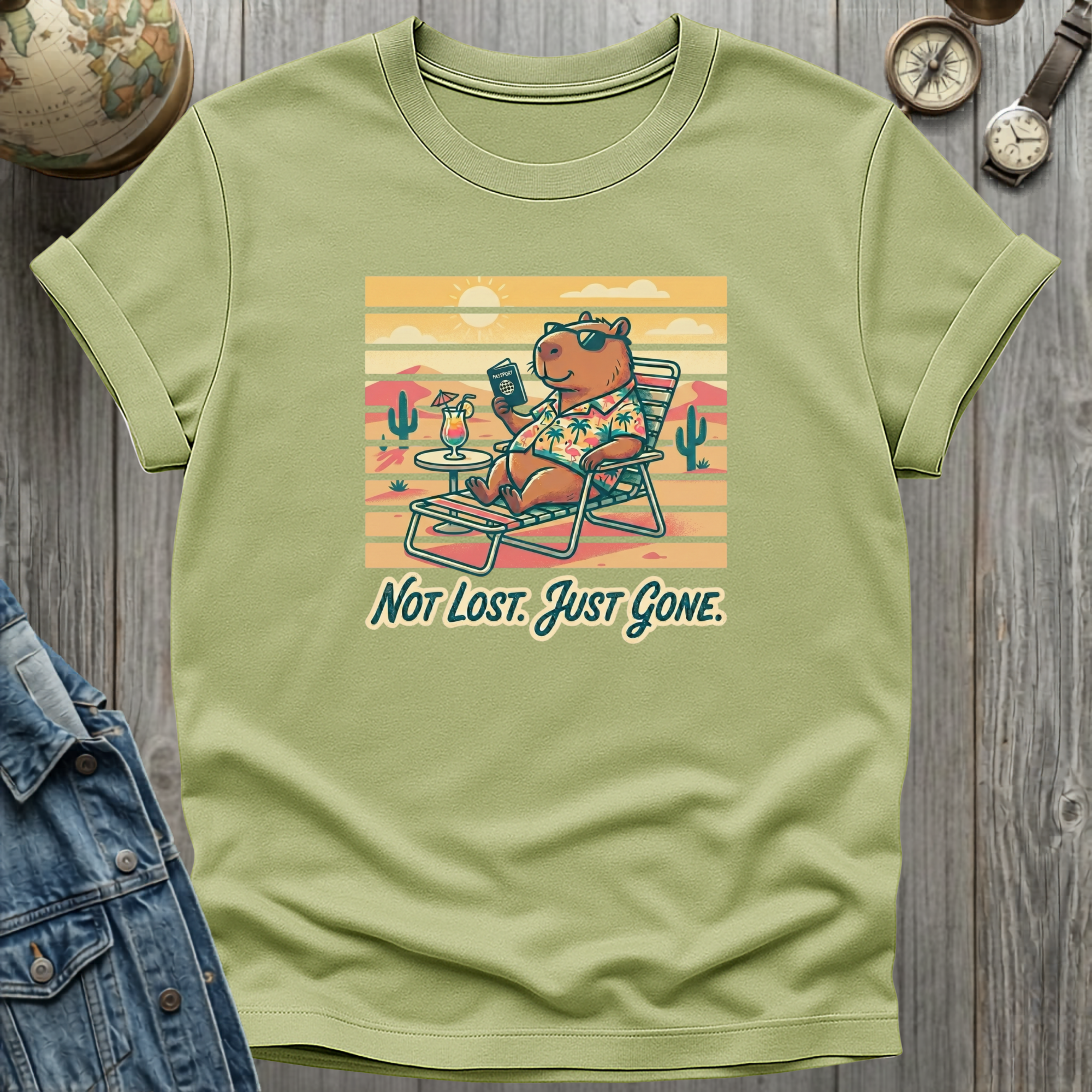 Capybara Not Lost T-Shirt
