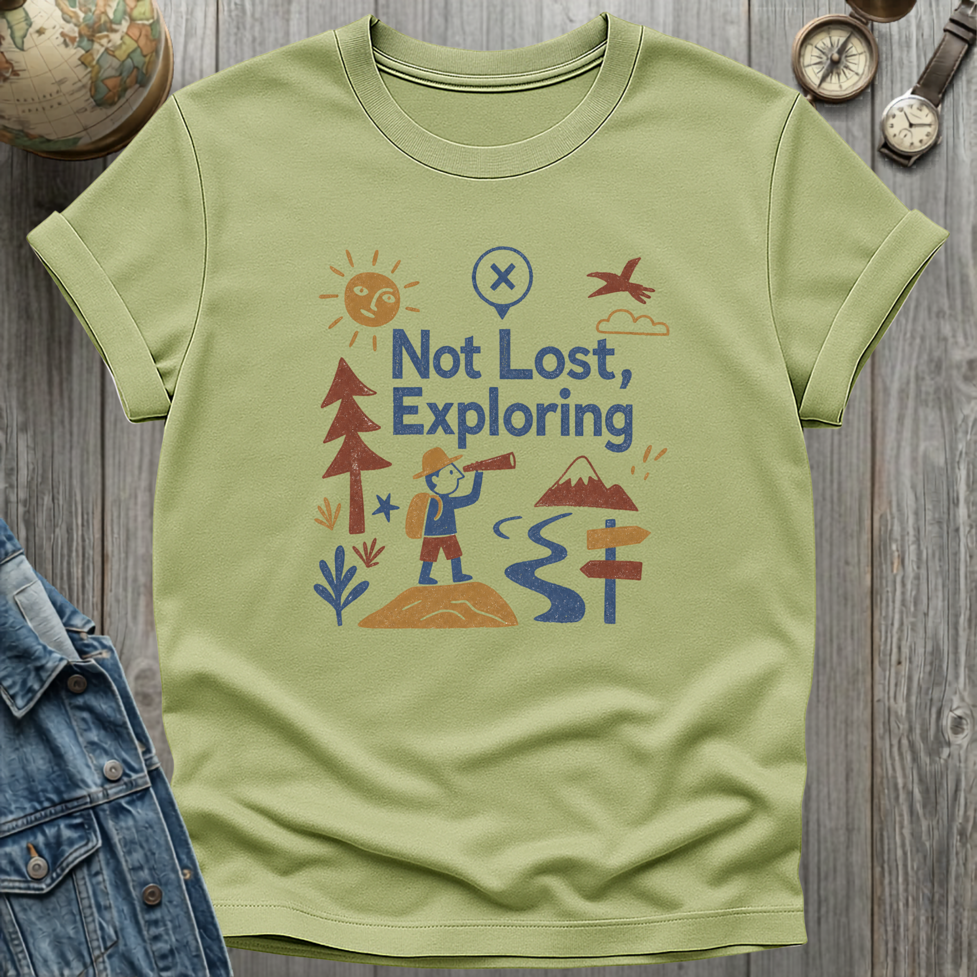 Not Lost, Exploring T-Shirt