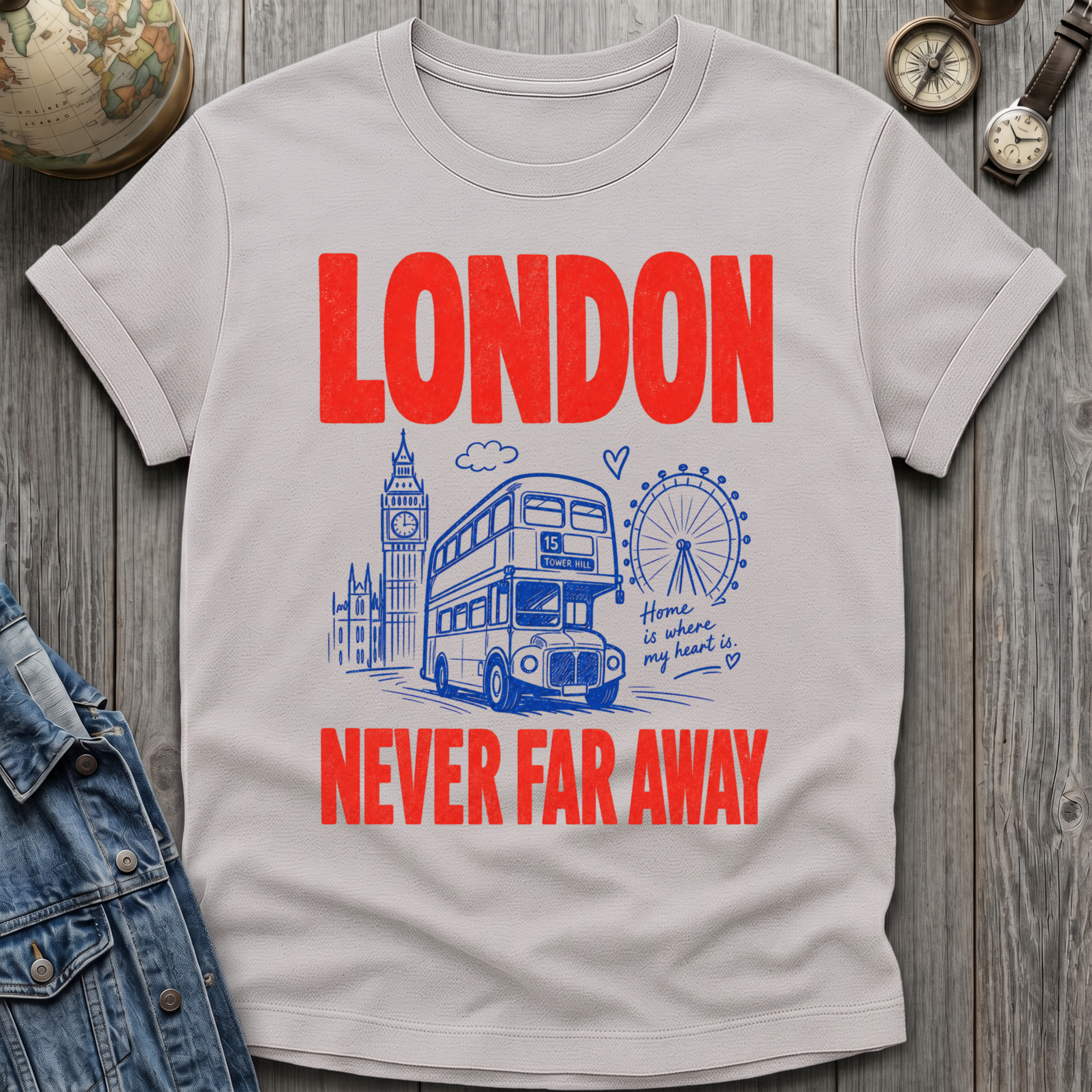 London Never Far T=Shirt