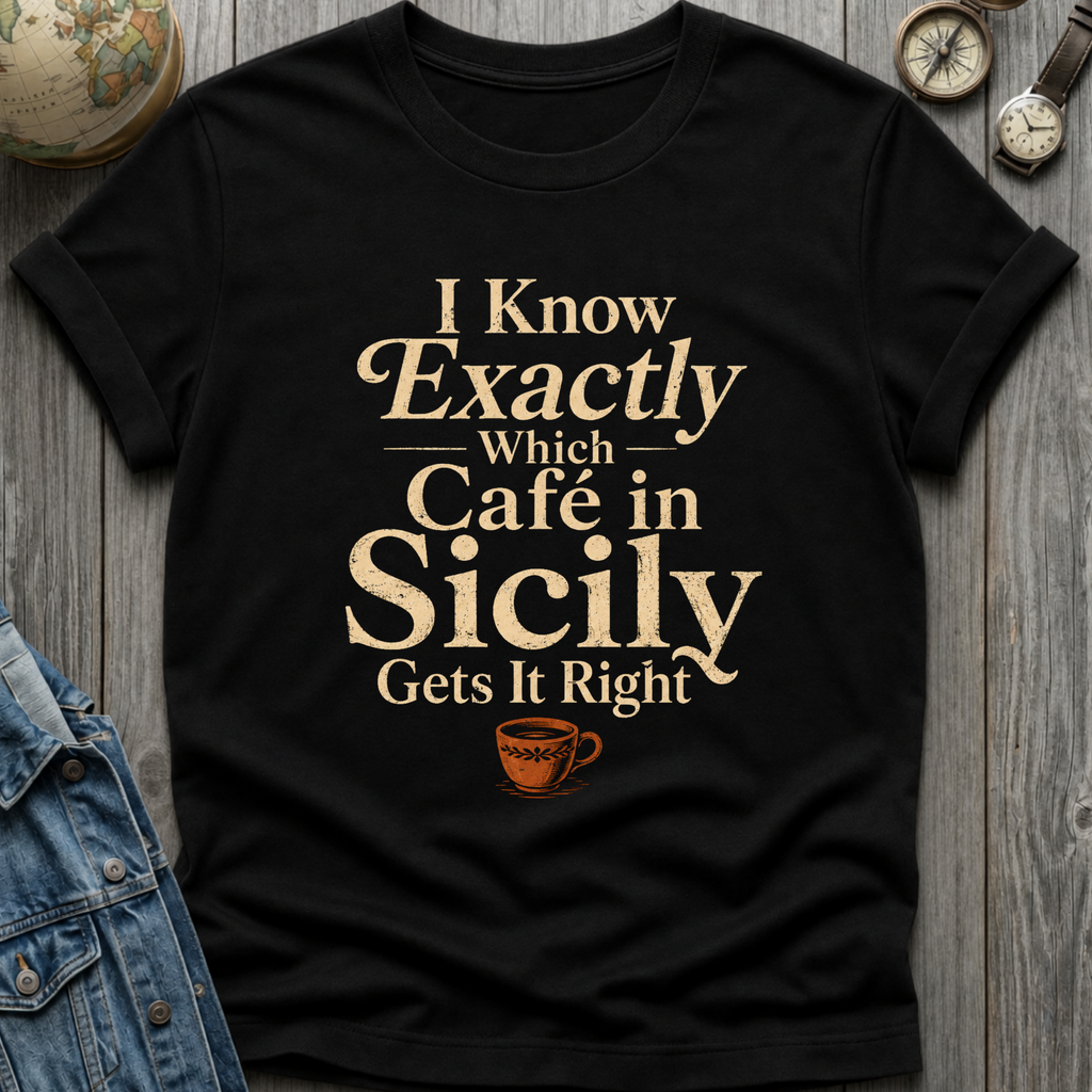 Sicily Cafe T-Shirt