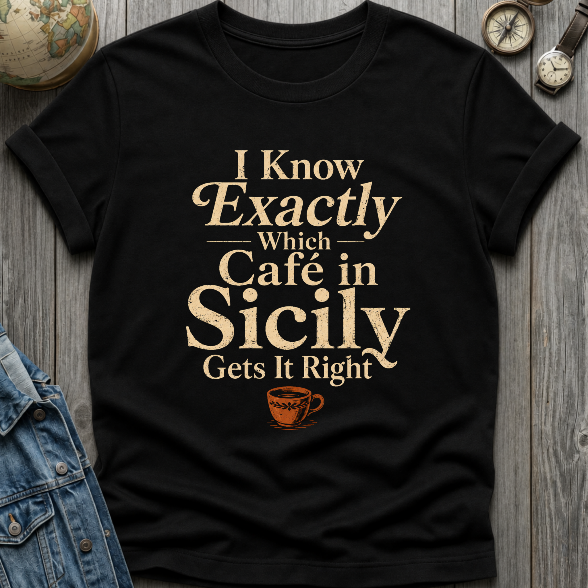 Sicily Cafe T-Shirt